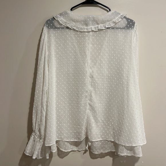 ASOS Maternity White Ruffle Blouse - Picture 5 of 5